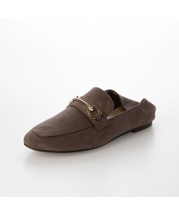 ing <ing>【WEB限定】【レイン対応】ビットローファー ダークブラウンスエード