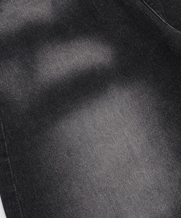 WEGO バックフラップポケットデニムハーフパンツ ブラック