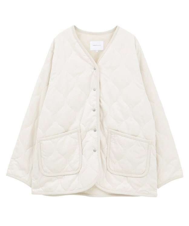 AMERICAN HOLIC キルティングブルゾン Ivory