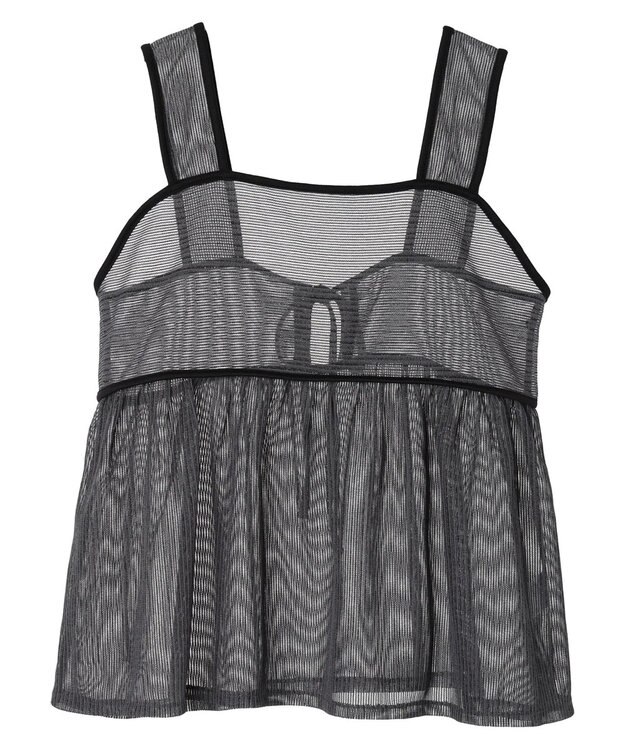 Green Parks シアーラメキャミビスチェ Gray