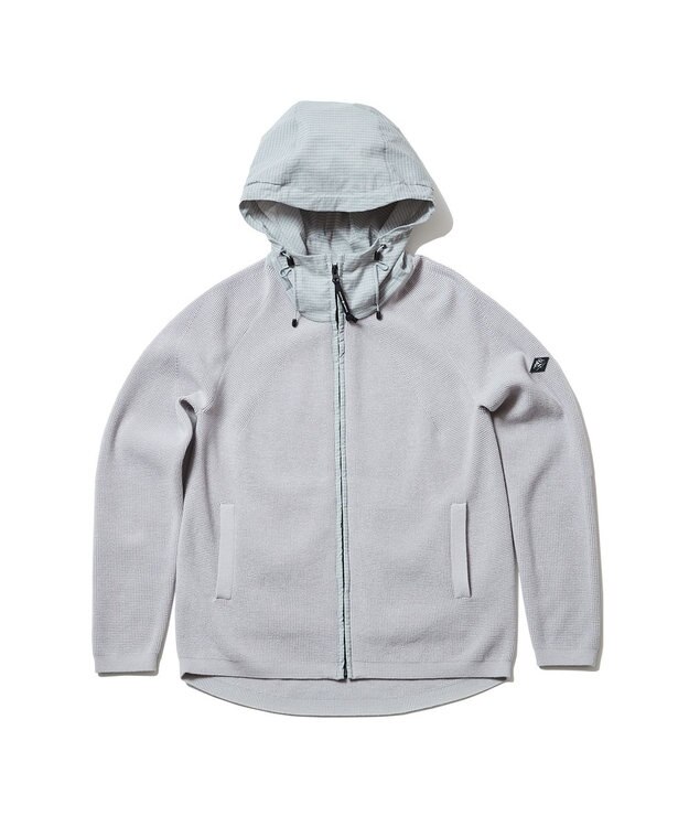 JOSEPH ABBOUD MOUNTAIN 【UNISEX】コーデュラコットン パーカー ライトグレー系