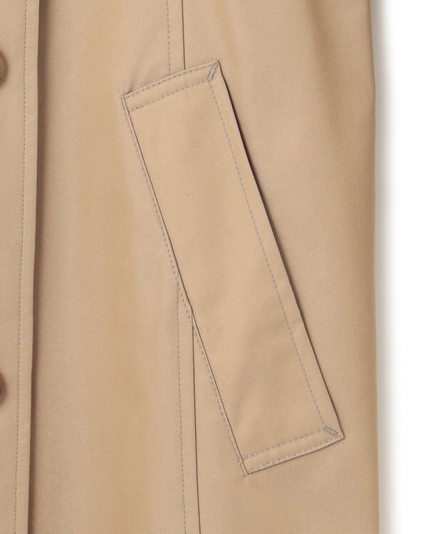 23区 L コットンポリエステルギャバジン ロング トレンチコート キャメル系