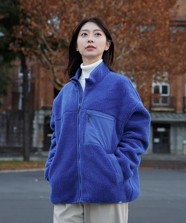 SHARE PARK LADIES 【UNISEX】ボアフリースジャケット（S・Mサイズ） ブルー