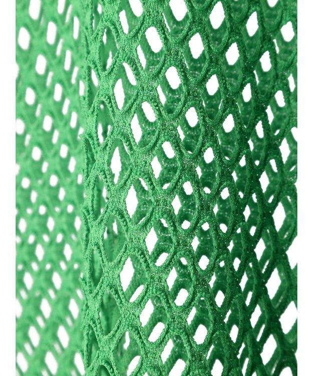 earth music&ecology メッシュチュニック Lime Green
