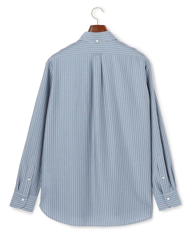 J.PRESS MEN 【KANEMASA JERSEY】ストライプボタンダウン シャツ ダルブルー系1
