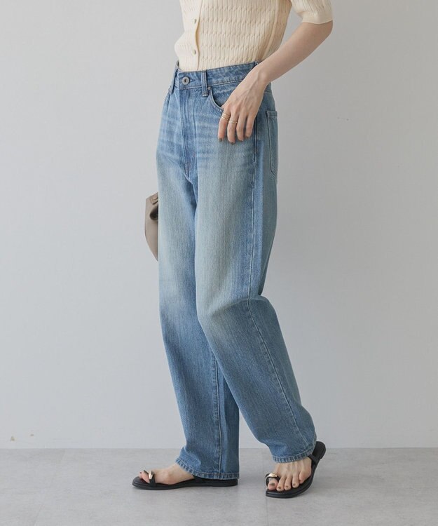 AMERICAN HOLIC ルーズストレートデニム One Wash