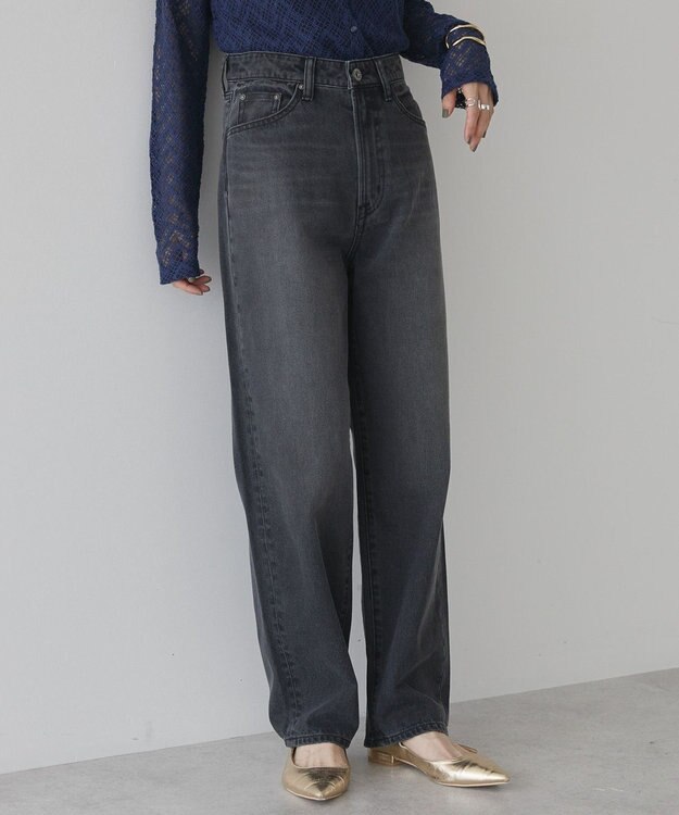 AMERICAN HOLIC ルーズストレートデニム One Wash