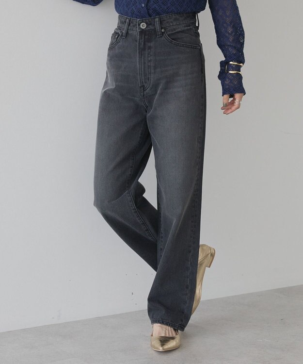 AMERICAN HOLIC ルーズストレートデニム One Wash