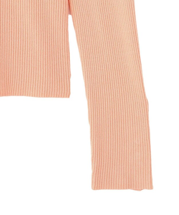 Green Parks 袖口金釦リブニットプルオーバー Pink