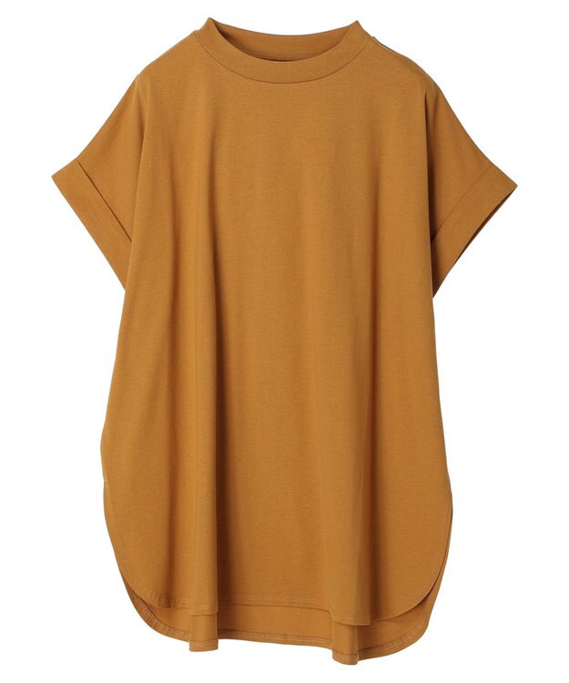 Green Parks 汗じみ防止Ｗカフスフレンチチュニック Yellow