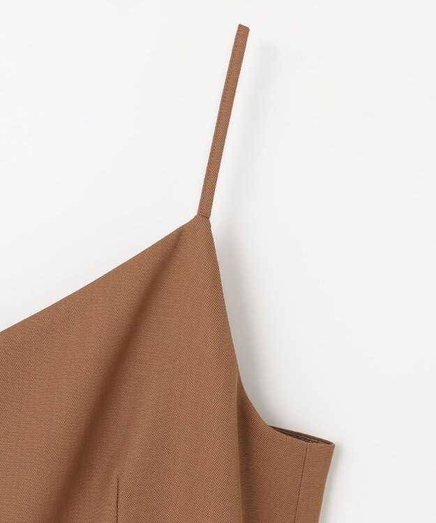 NAVE 【Nave】ウールポリエステルツイル オールインワン ベージュ系