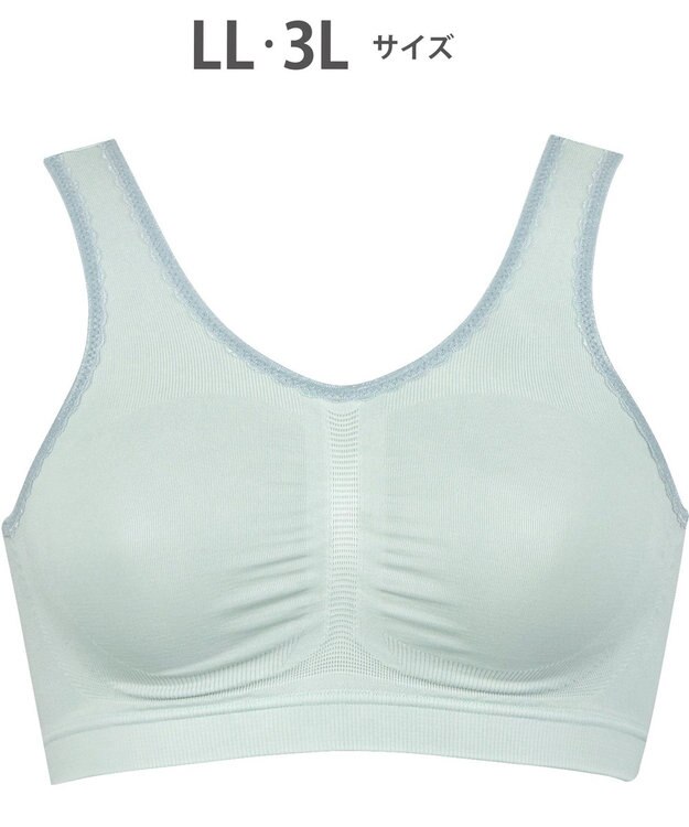 Wing ノンワイヤーブラ　【ナイトアップブラ】　寝るとき用ブラ　夜のバストケア　ウイング／ワコール　KB3507 オリーブ