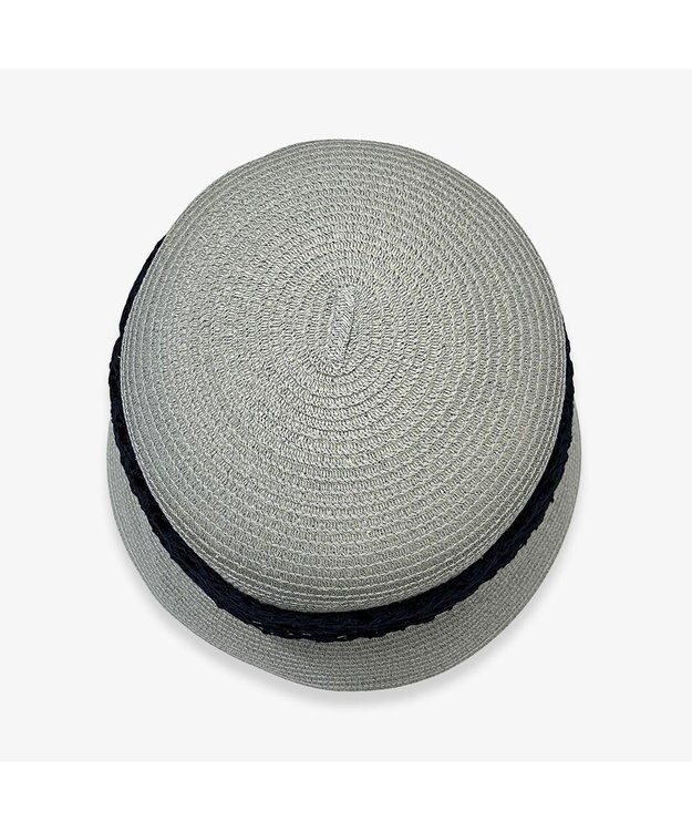 林八百吉商店 un chapeau  リネンブレードハット グレー