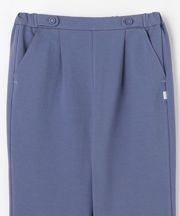 組曲 KIDS 【150-160㎝】ソフトストレッチテーパード パンツ アネモネブルー