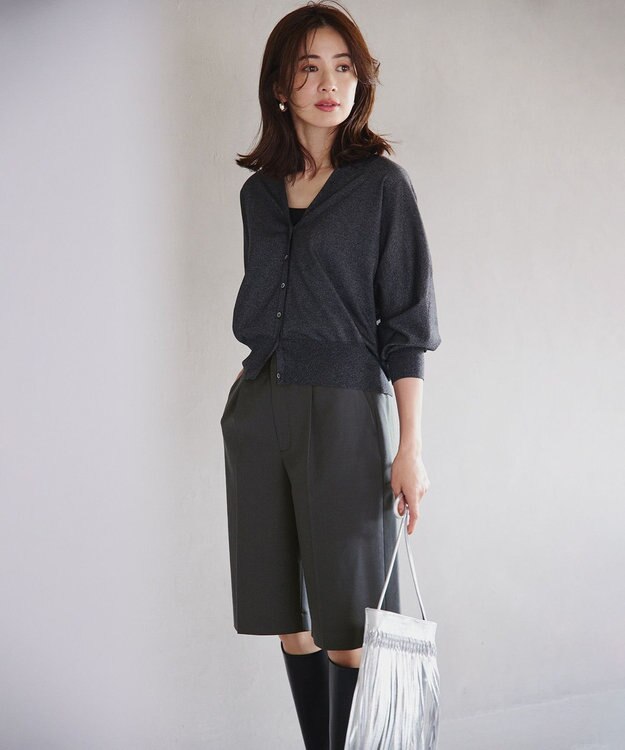 23区 【洗える】ヘルシーインナー キャミソール ブラック系