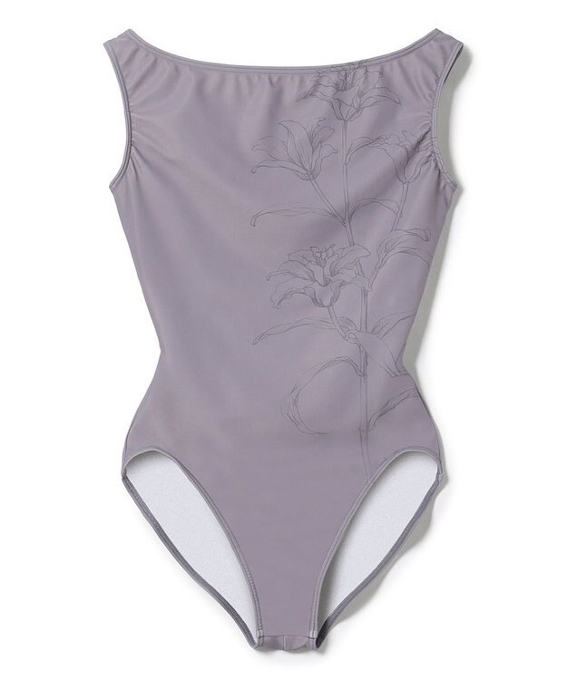 Chacott ノースリーブレオタード チャコールグレーＰＴ