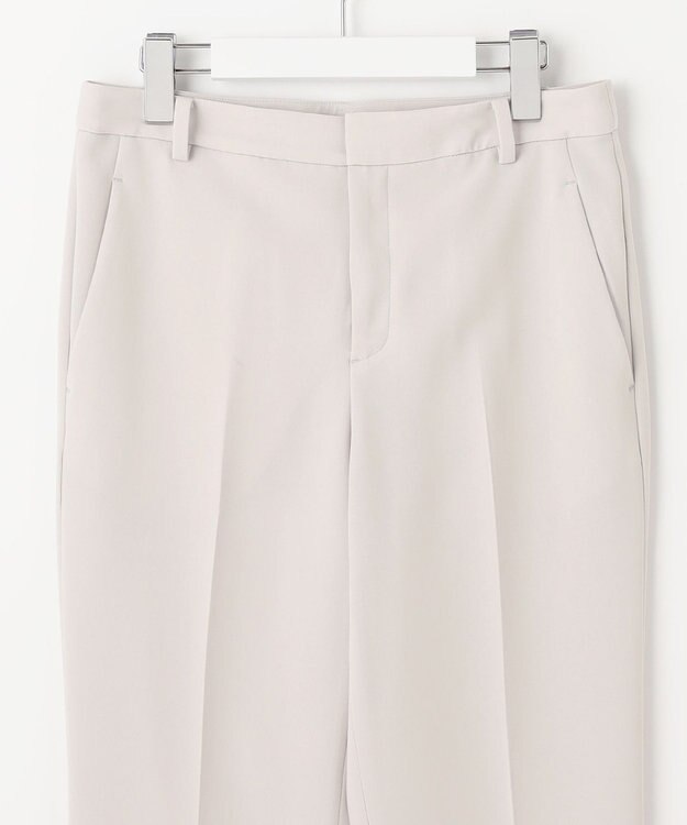 23区 【セットアップ対応】トリアセダブルジョーゼット パンツ ベージュ系