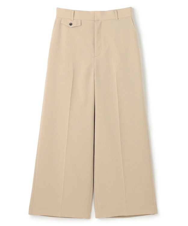 UNFILO L TENNEN TOUCH ワイドストレートパンツ ベージュ