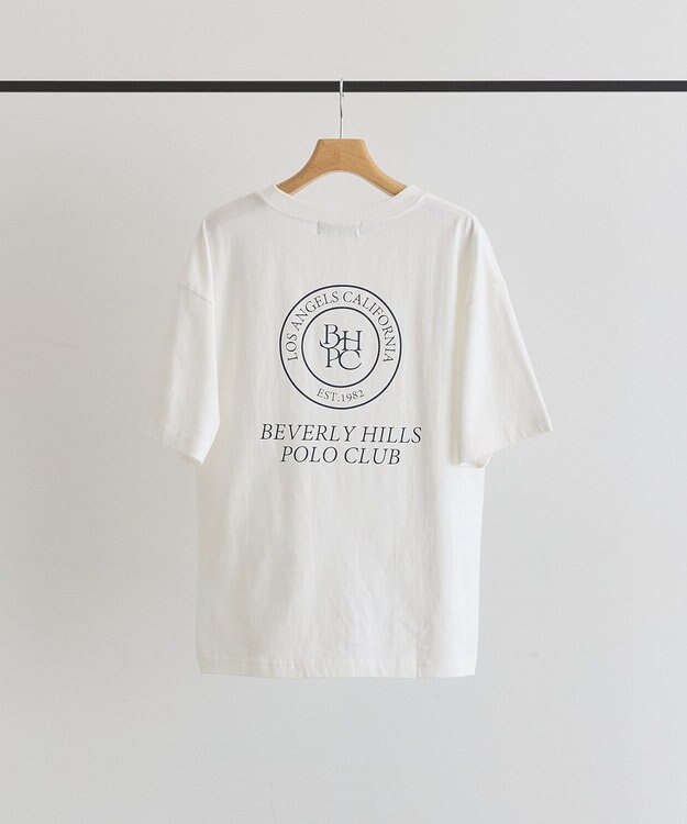 AMERICAN HOLIC 【BEVERLY HILLS POLO CLUB】バックプリントTシャツ Off White