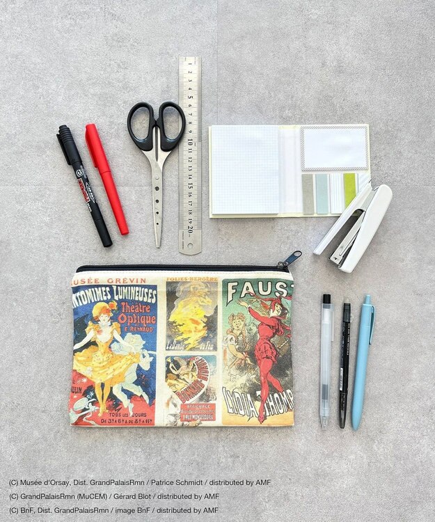 CRAFT STANDARD BOUTIQUE アートコラボ【ジュール・シェレ】ポーチ A