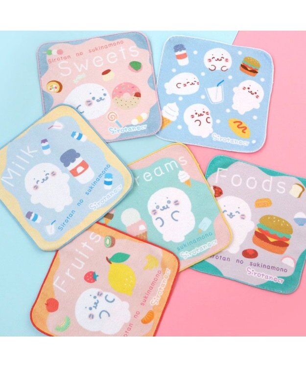 Mother garden しろたん ミニタオル 6枚セット 20×20cm 6枚セット