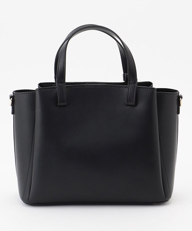 LA BAGAGERIE 【MONICA】ボウタイリボンハンドバッグ ブラック