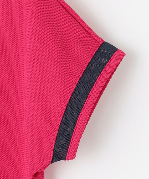 23区GOLF 【WOMEN】エイトロックカノコ カラーポロシャツ ピンク系