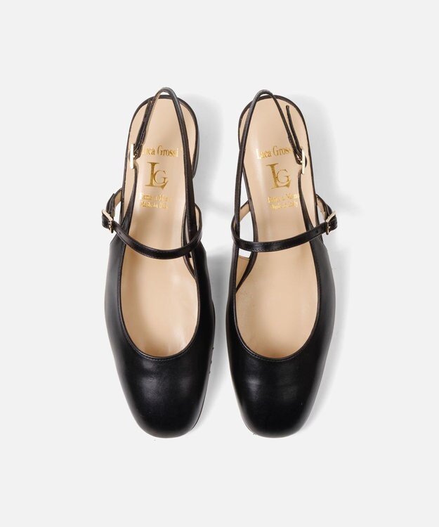 BONTRE 【LucaGrossi/ルカグロッシ】ラウンドトゥストラップシューズ/CH980-XS ブラック