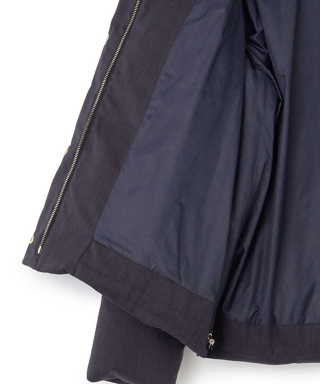 23区 L 【撥水加工】TWツイル ショート ダウンコート グレー系