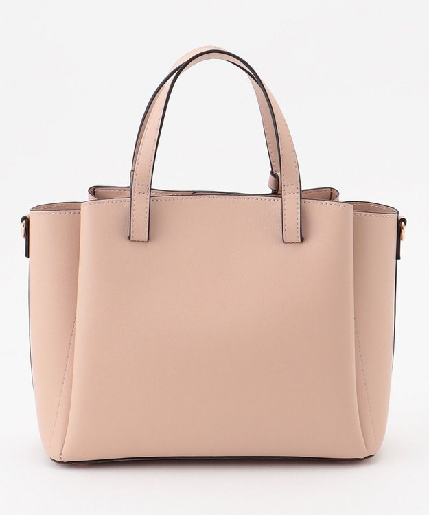 LA BAGAGERIE 【MONICA】ボウタイリボンハンドバッグ ピンク