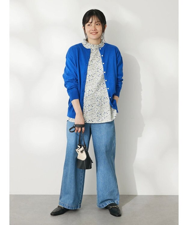 CRAFT STANDARD BOUTIQUE 衿フリルブラウス Flower