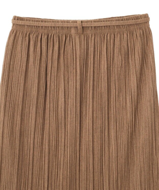 earth music&ecology プリーツレイヤードライクスカート Brown