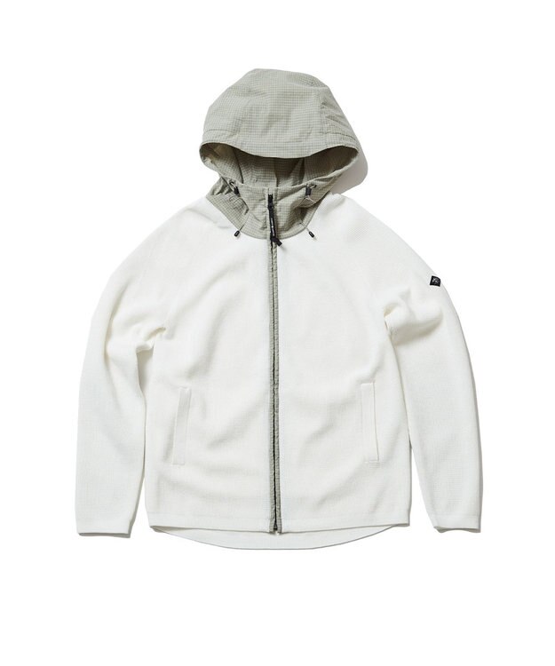 JOSEPH ABBOUD MOUNTAIN 【UNISEX】コーデュラコットン パーカー ホワイト系