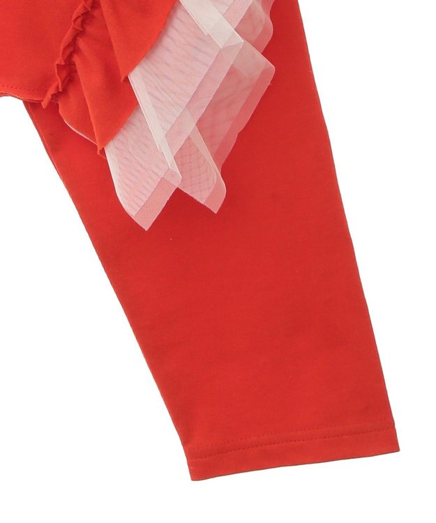 Green Parks ミッキー＆フレンズ／袖フリルショート丈ＴＥＥⅡ Red