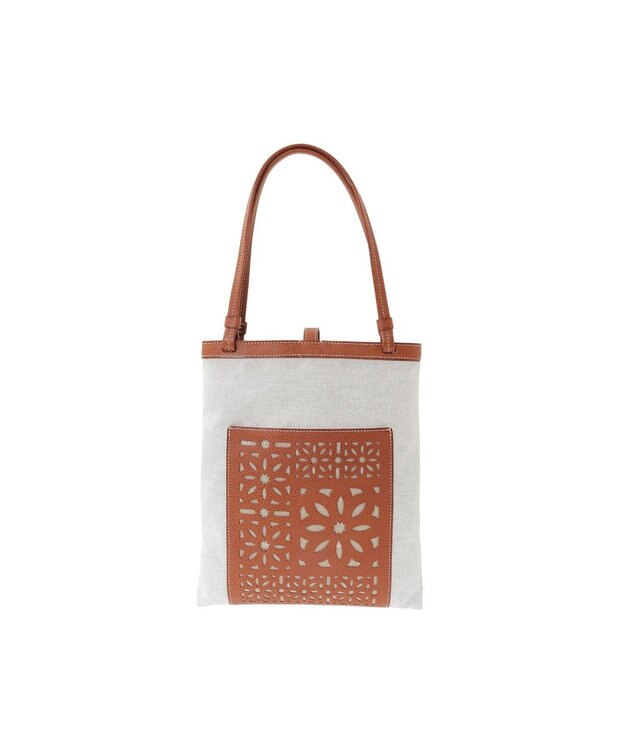 genten タペストリーカットワーク トートバッグ チャ