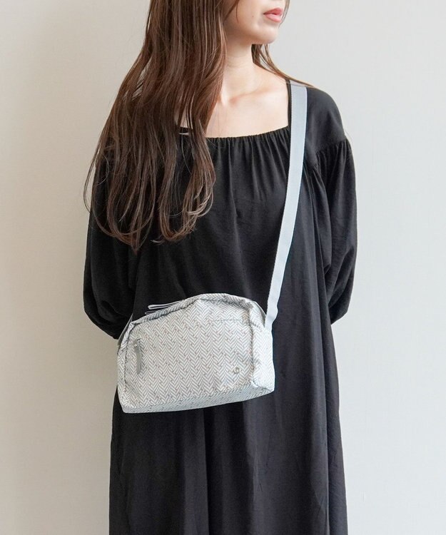 ACE BAGS & LUGGAGE hiromichi nakano フェズリ ショルダーバッグ  17521 ヒロミチナカノ ブルーグレー（ヘリンボーン）