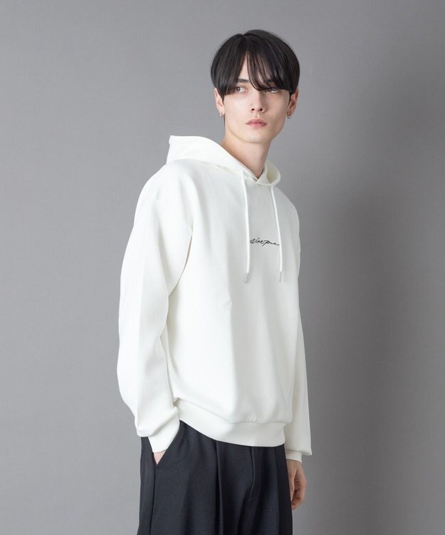 WEGO 【ユニセックス着用ITEM】ワンポイントプルパーカー ホワイト