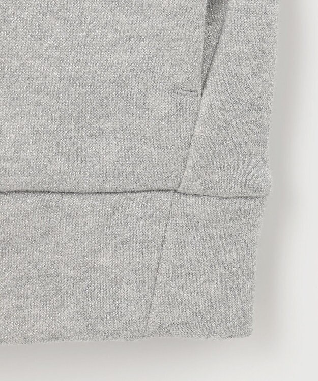 組曲 L 【WEB限定】シャイニーラメパーカー シルバー系