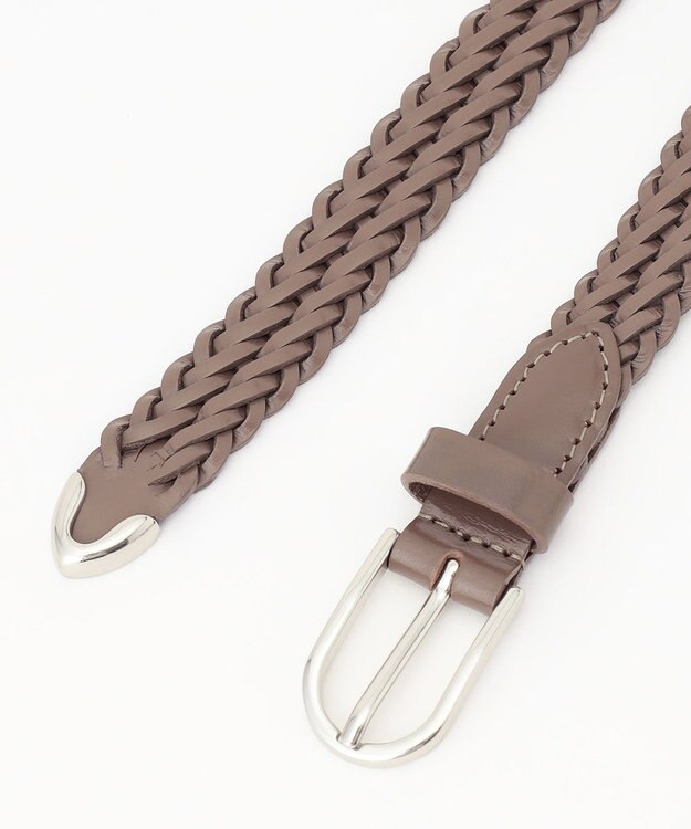 23区 ロングメッシュ ベルト ブラウン系