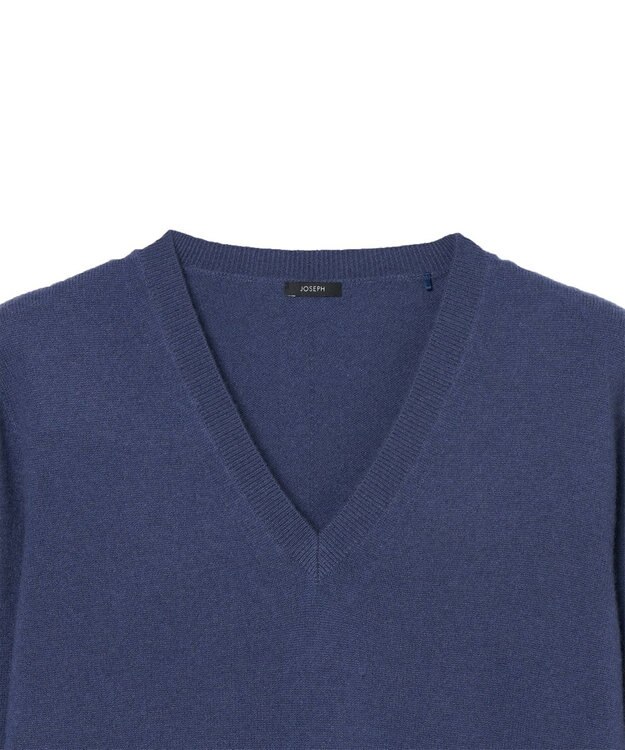 JOSEPH 【洗える】ライトピュアカシミヤ　Vネックニット Harbour