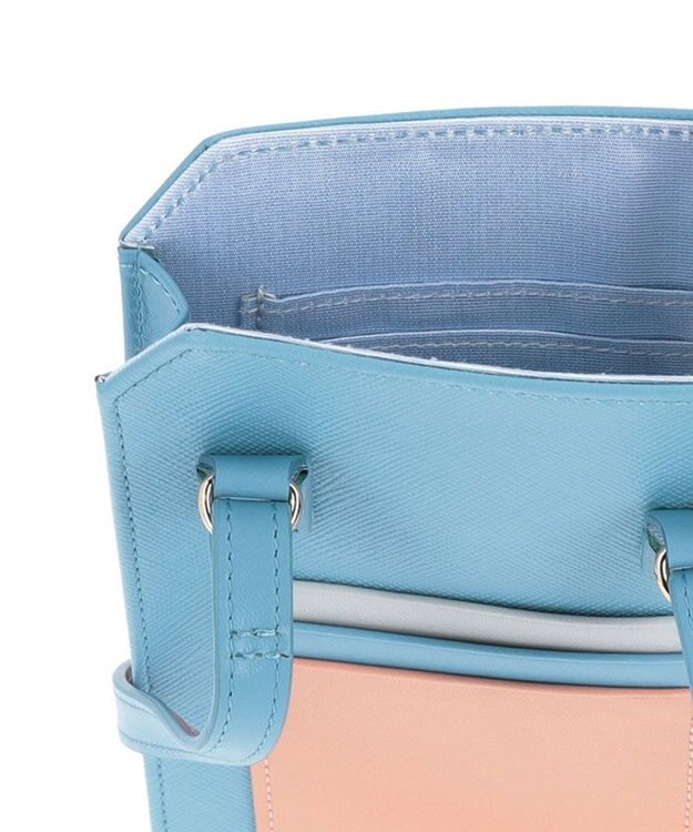 LANVIN en Bleu リュクサンブールカラー スマホショルダー ライトブルー