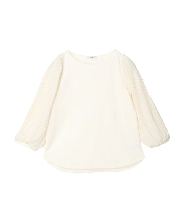 earth music&ecology マジョリカプリーツプルオーバー Off White