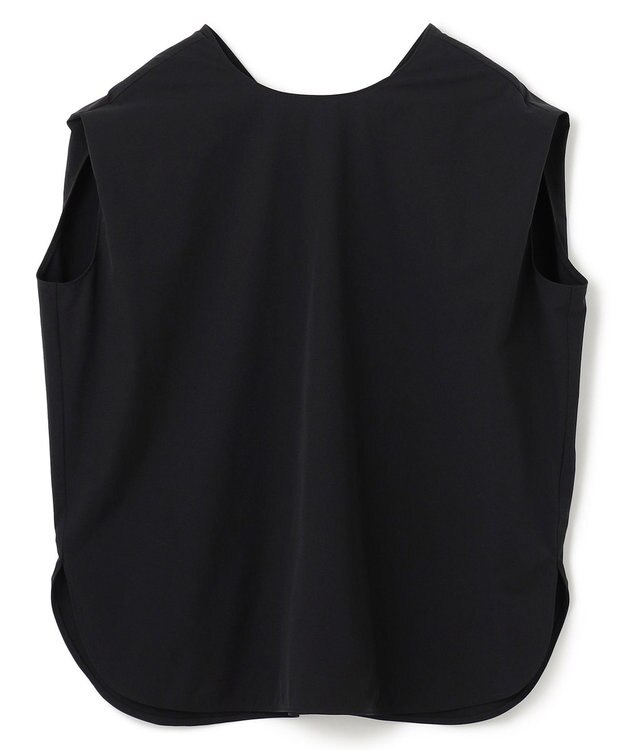 UNFILO FINE MOVE コクーンブラウス ブラック