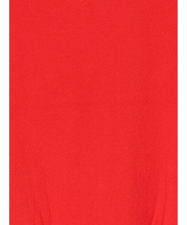 Te chichi 14G天竺ハーフスリーブニットプルオーバー レッド