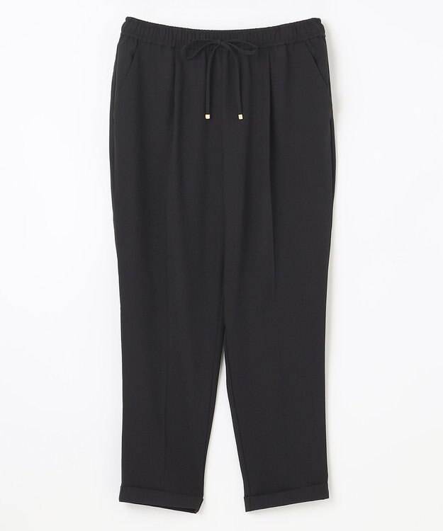 ANY 【UVケア/接触冷感/ウエストゴム】イージーケア美脚パンツⅡ ブラック