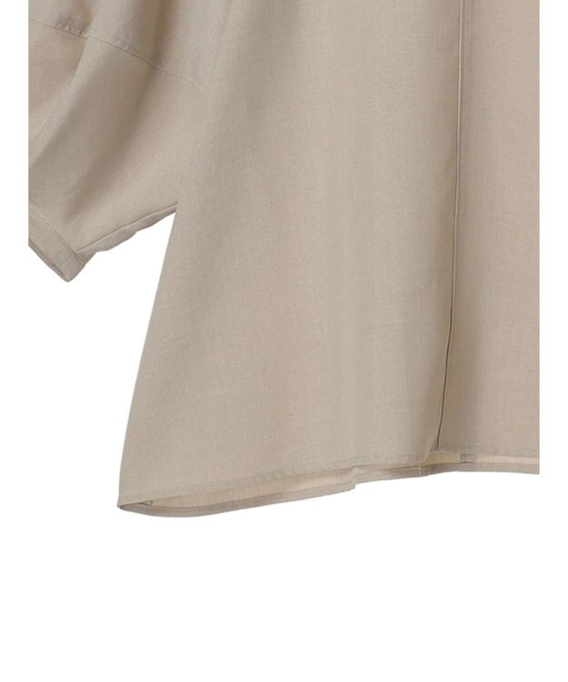 Green Parks 接触冷感　ラグランスリーブブラウス Light Beige