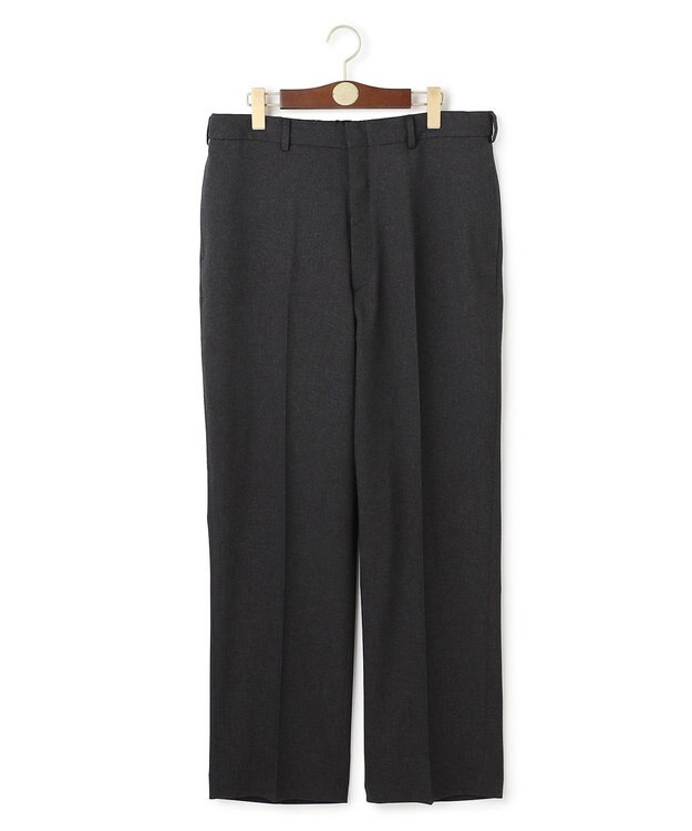 J.PRESS MEN 【J.PRESS ORIGINALS】【UNISEX】Polyester Sharkskin Piped Stem Nontuck Slacks グレー系