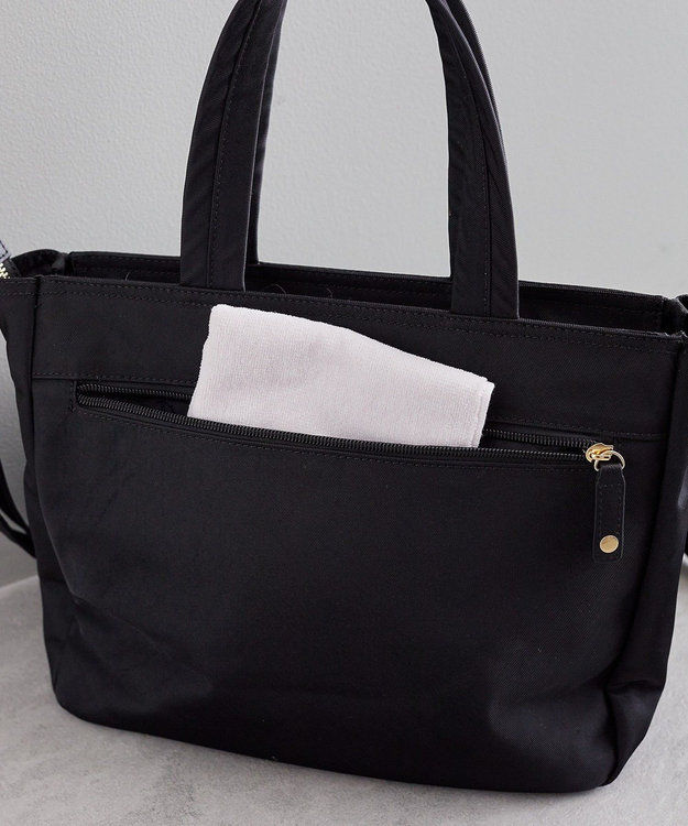 Maison de FLEUR ボンネルリボンショルダーバッグ Black