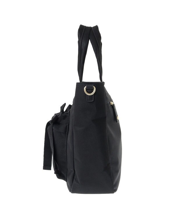 Maison de FLEUR ボンネルリボンショルダーバッグ Black