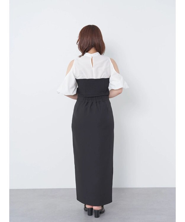 earth music&ecology マルチＷＡＹサス付タイトスカート Ivory